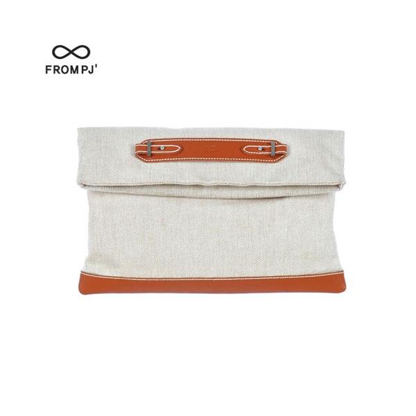 FROM PJ おしゃれ クラッチバッグ Bracelet Clutch Bag HC-103 Beige(ベージュ) コットン ファッション バッグ メンズ レディース 男女兼用