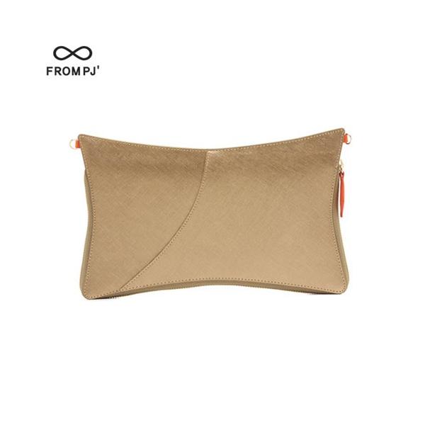 FROM PJ おしゃれ レザー ジップウォレット Star Big Wallet ST-103 Gold(ゴールド) ファッション 長財布 メンズ レディース 男女兼用
