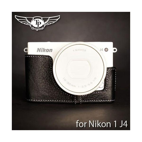 ニコン（Nikon） Nikon 1 J4 用 レザー ケース Black TP Original