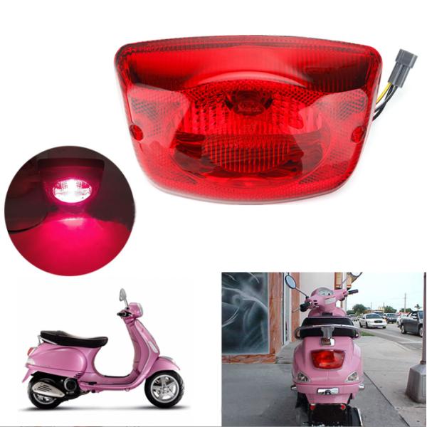 互換品 ピアジオ LX 125 ベスパ LX Ie 3V ツーリング 2012 ピアッジョ 150 VESPA S 125 50 テール ライト リア ランプ ブレーキ ブリンカー バイク カスタム