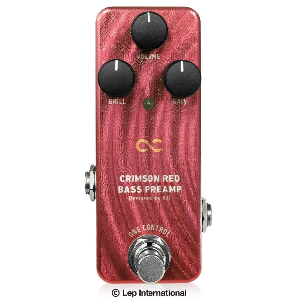 他サイト： One Control　CRIMSON RED BASS PREAMP　/ ベースプリアンプ エフェクター ミニペダルの商品画像