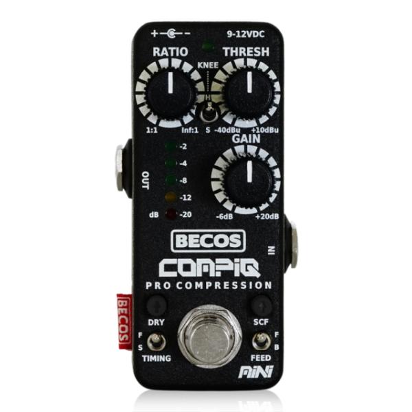 BECOS / CompIQペダルコンプレッサー BECOS CompIQ Twain Pro MK2 エフェクター コンプレッサー