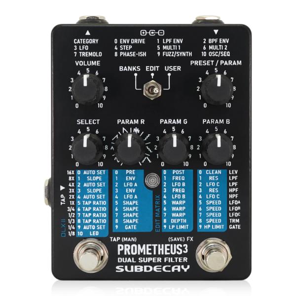 Subdecay　Prometheus 3　/ オートワウ フィルター ギター エフェクター
