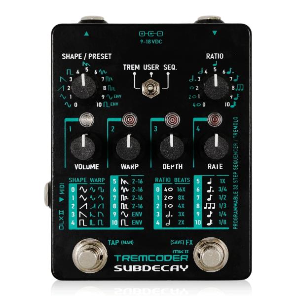 Subdecay　TremCoder 2　/トモレロ ギター エフェクター