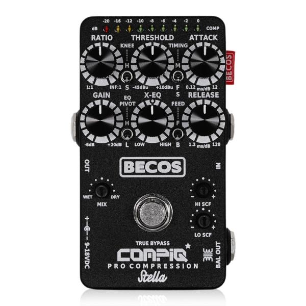 BECOS  CompIQ STELLA Pro Compressor MkII with DITOS / コンプレッサー ギター ベース エフェクター コンパクトペダル
