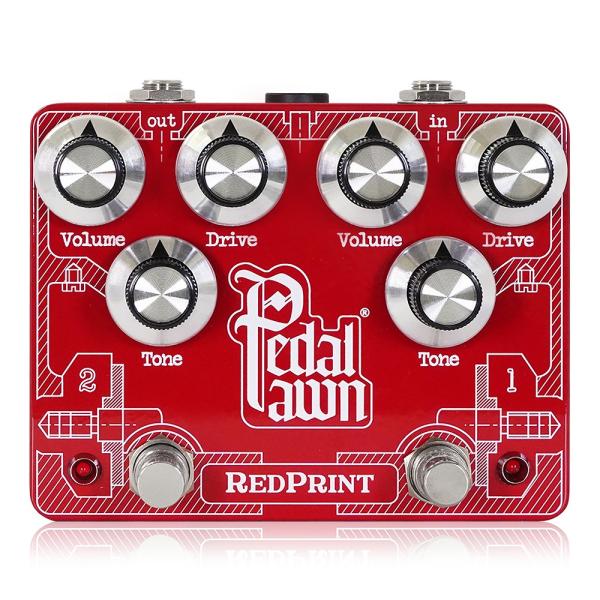 Pedal Pawn　REDPRINT　/ オーバードライブ デュアルオーバードライブペダル ギター エフェクター