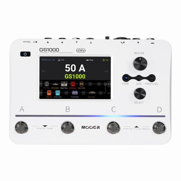 Mooer - GS1000 | マルチエフェクター プロファイラー タッチパネルディスプレイ AIイコライザー搭載 Bluetooth ギター エフェクター
