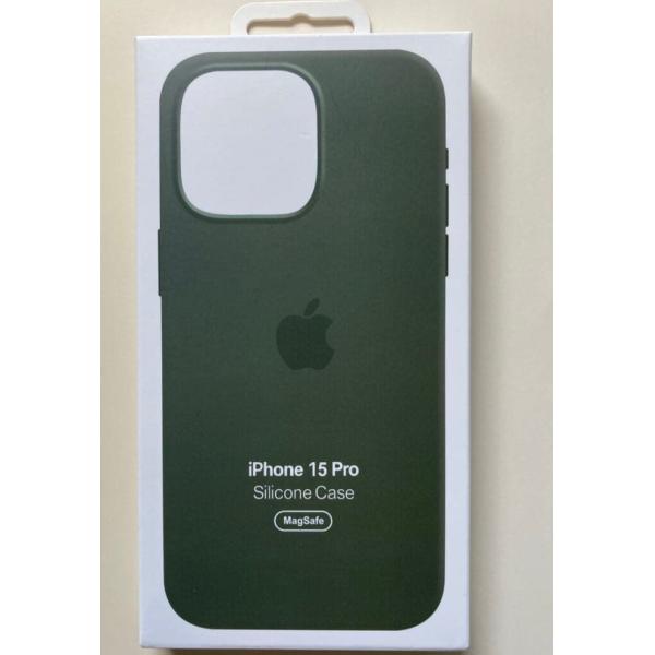 新品  iPhone 15 Pro シリコーンケース サイプレス