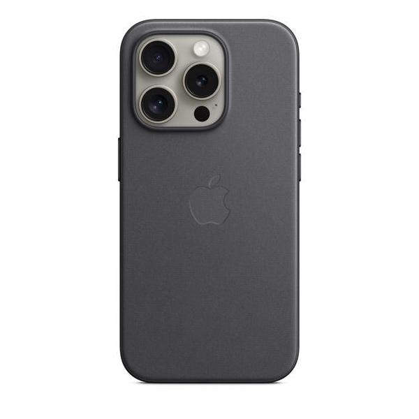 iPhone 15 Pro ファインウーブンケース - ブラック MagSafe対応