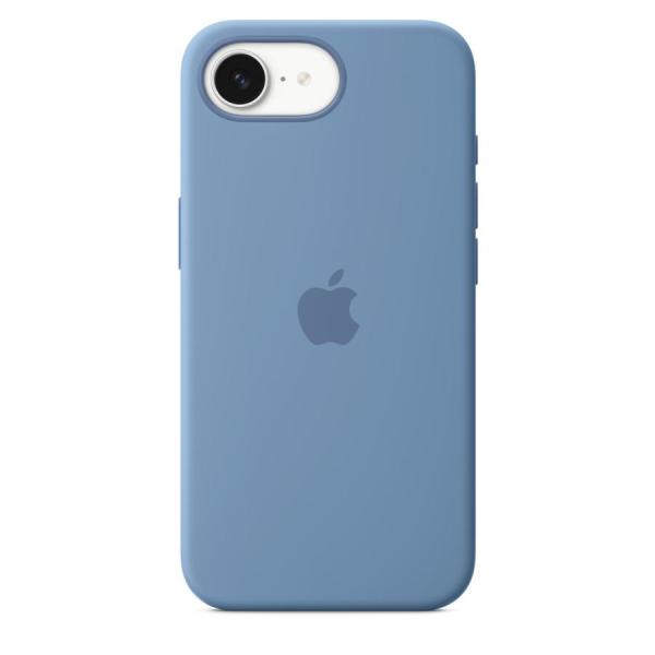 iPhone 16e シリコーンケース - ウインターブルー MD3Q4FE/A アップル  爆買並行輸入品