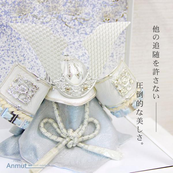 IziBuy | くすみカラーの五月人形 コンパクト ケース ブルー