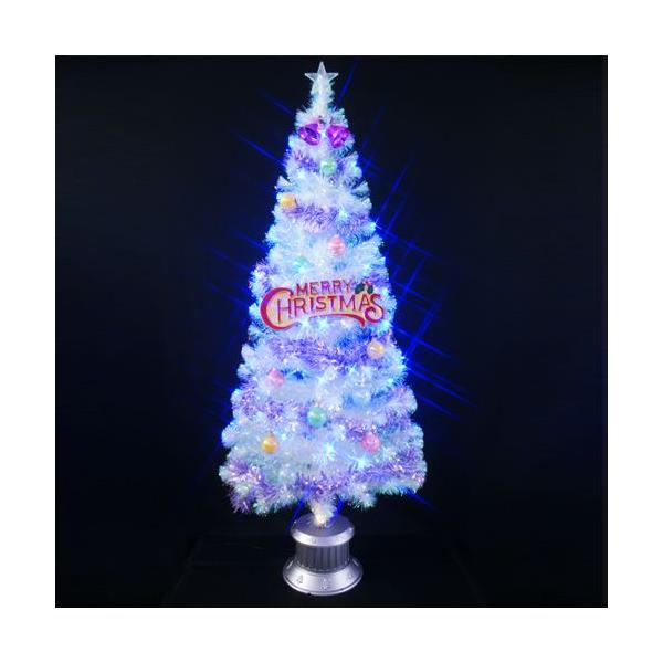 クリスマスツリー 苗木 植木 ブルーｌｅｄ球付 クリスタルファイバーツリーセット180cm11 飾り 北欧 飾り
