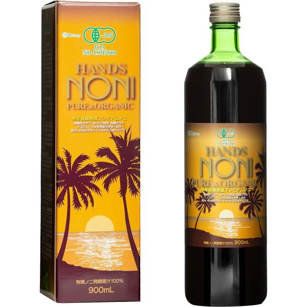 ○ クックアイランド産、有機栽培された ノニを半年間熟成させ、栄養素を壊すことなく伝統製法で仕上げたノニジュースです。飲みやすくまろやかな味です。