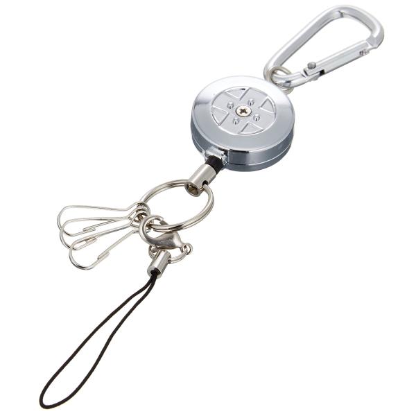 【商品概要】サイズ:17x2.7x1.2cm重量:28g材質:亜鉛合金、アルミ生産国:中国【商品説明】カラビナ リールストラップ 569【商品詳細】ブランド：ゴーウェル(Gowell)商品種別：アクセサリ商品名：カラビナ リールストラップ ...