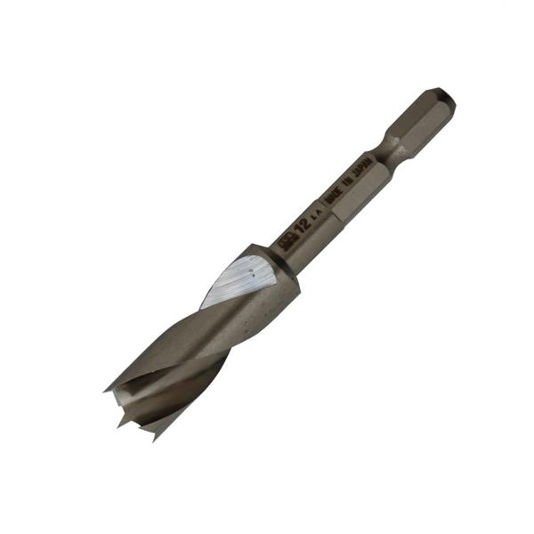 【商品概要】穴あけサイズ:12.0mm全長:80mmネジ丈:40mm軸径:6.35mm六角軸適正回転数:2500回転/分以下対象材:竹・木材・アクリル・塩ビ・革・カーペット・紙材質:普通鋼【商品説明】【商品詳細】ブランド：スターエム商品種別...