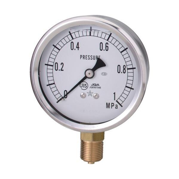 【商品概要】圧力レンジ(MPa):0~1.60最小目盛(MPa):0.050呼び称:AU1/4×60×1.60MPa精度:2.5% FSケース形状:A大きさ:60mm接続部サイズ:G1/4B【商品説明】【商品詳細】ブランド：トラスコ中山(T...