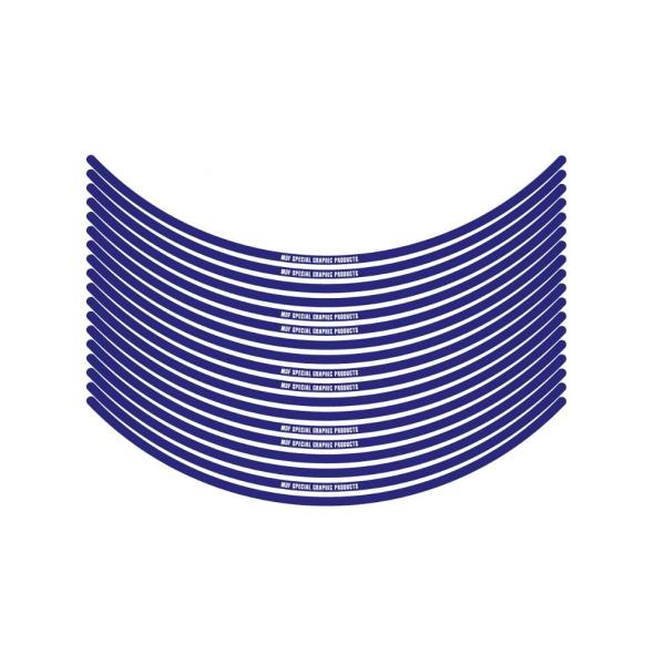 【商品概要】汎用品 二輪車用リムサイズ:17インチカラー:ソリッドタイプ ブルー 【文字なし 無地】ライン幅:6mm付属品:MDFロゴステッカー5枚、予備デカール2枚、貼付け説明書【商品説明】【商品詳細】ブランド：エムディーエフ(Mdf)商...