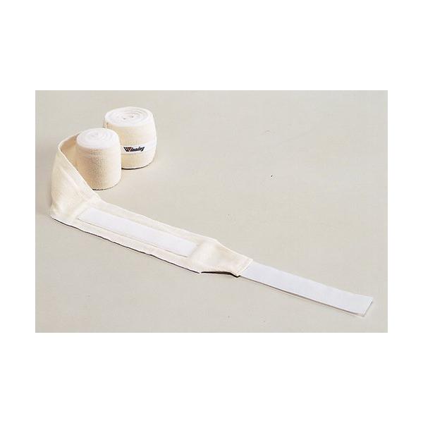 【商品概要】日本ボクシング連盟公認サイズ：巾４×長さ２００ｃｍ日本製【商品説明】日本ボクシング連盟公認のユース（中学生以下）試合用バンテージです。２巻１組サイズ：巾４×長さ２００ｃｍ素　材：コットン伸縮織【商品詳細】ブランド：ウイニング商品...