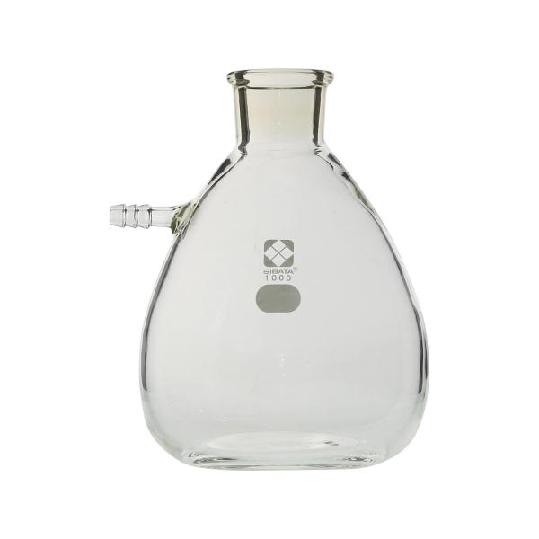 【商品概要】【高品質ほうけい酸ガラス製】耐熱性・耐薬品性に優れたほうけい酸ガラス製の吸引ろ過びん。化学実験や分析作業など、さまざまなラボ用途で安心して使用できる耐久性と透明性を備えています【一般的な吸引用ろ過びん】多くの実験室で使用される標...