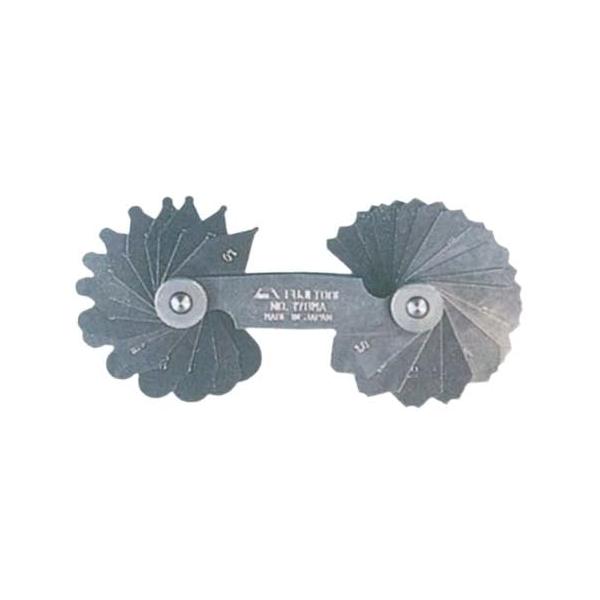 【商品概要】●パイプの外径、くぼみなどの円溝Rを測定できます。●高精度焼入品です。●0.6×14×32●0.1~1.0R(0.1トビ)凸凹別型20枚組●質量(g):60●SPCC【商品説明】【商品詳細】ブランド：フジツール商品種別：産業・研...