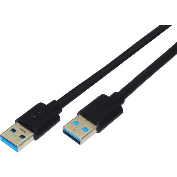 【商品概要】USB-A オス - USB-A オス 接続ケーブル〇規格 USB3.0 〇長さ 約60cm●パソコン同士を接続し、データ転送・充電するご用途には使用できません。【ご注意ください！】接続する機器により破損する恐れがあります。ご購...