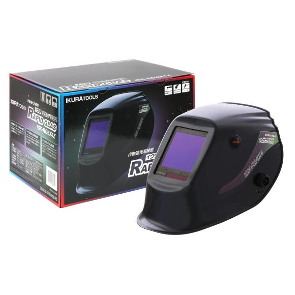 【商品概要】溶接用保護具【商品説明】【商品詳細】ブランド：育良精機(ikura)商品種別：溶接面商品名：育良精機（株） ラピッドグラス ISK-RG6X4Z製造元：育良精機（株）商品番号：ISK-RG6X4Z【当店からの連絡】