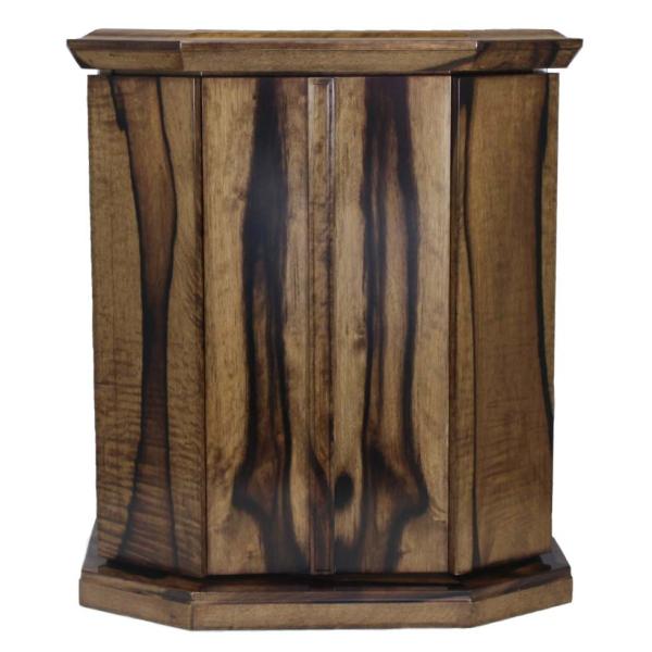 ことぴょん黒柿　高級　花台　無垢材