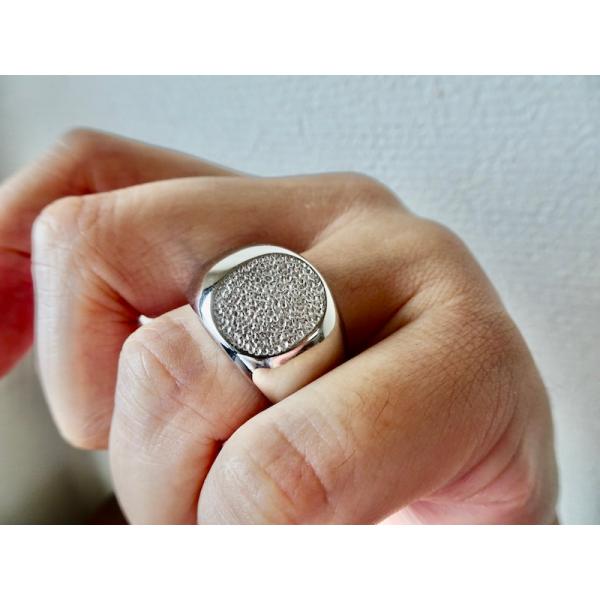 仁尾彫金『プラチナ、楕円の印台リング4』ハンドメイド368b 仁尾彫金『プラチナ、楕円の印台リング4』ハンドメイド368b : 仁尾彫金
