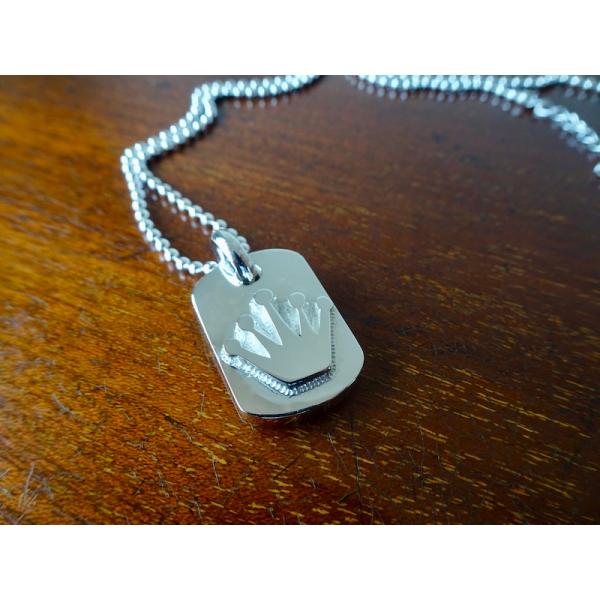 仁尾彫金『クラウン、シルバープレート』ハンドメイド623