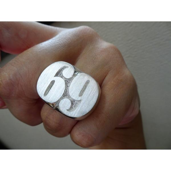 仁尾彫金『69リング』ハンドメイド219 niokin_epr219s
