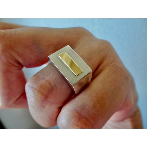 仁尾彫金『ゴールド立体スターペンダントリバーシブル