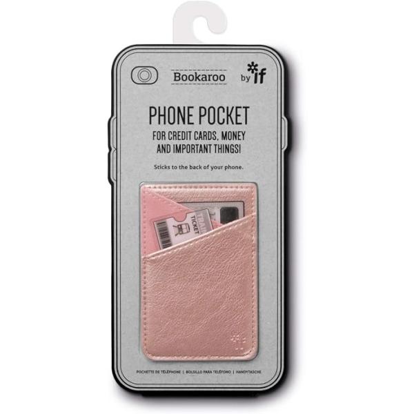 BOOKAROO PHONE POCKET / ブッカルー フォンポケット　ローズゴールド　スマホ　携帯電話　収納