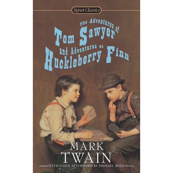 ADVENTURES OF TOM SAWYER & HUCKLEBERRY　トム・ソーヤーの冒険　ハックルベリー・フィンの冒険　マーク・トウェイン　古典　ペーパーバック【言語：英語】