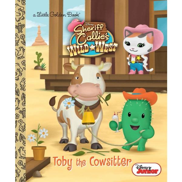 TOBY THE COWSITTER(LITTLE GOLDEN)（英語絵本）せいぶのねこキャリー