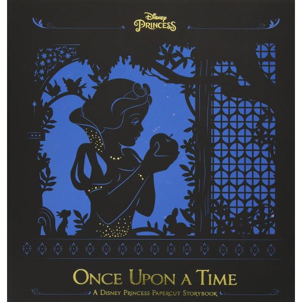 ONCE UPON A TIME（英語絵本）ディズニー 切り絵 白雪姫 シンデレラ
