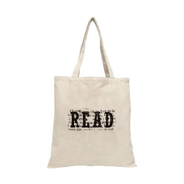 TOTE BAG(トートバック):READ　エコバック　GIBBS SMITH　ギブス・スミス　アメリカ製　天然コットン