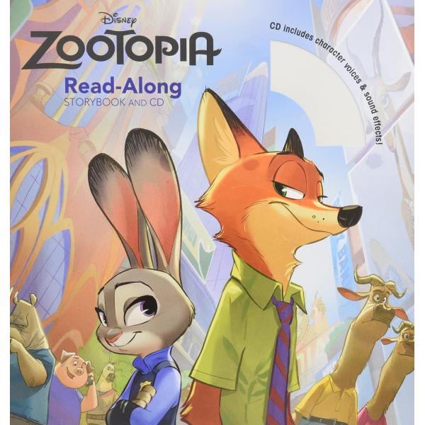 ZOOTOPIA:READ-ALONG STORY BOOK（英語絵本）CD付き ズートピア