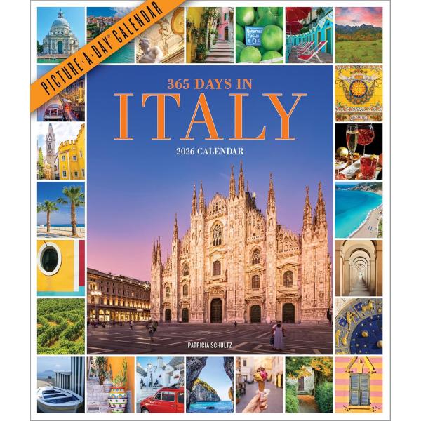 2026年度版カレンダー】365 DAYS IN ITALY WALL CALENDAR 2026【言語