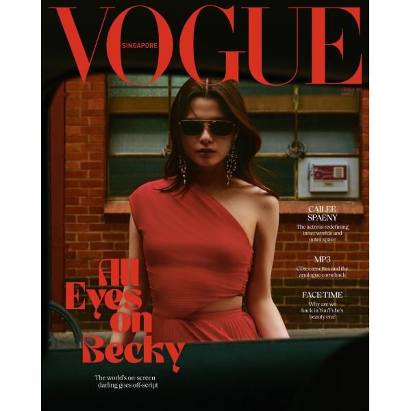【予約注文商品】【5/1発売予定・発売日以降発送】VOGUE SINGAPORE 2026年4月号　表紙：Becky【言語：英語】Entertainment