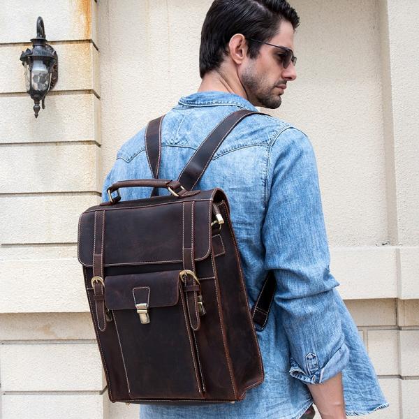 リュックサック メンズ 本革 レトロ レザー バックパック 旅行鞄 3way ショルダーバッグ 登山 14インチpc収納 学生鞄 手提げバッグ 底鋲付き Buyee Buyee Japanese Proxy Service Buy From Japan Bot Online