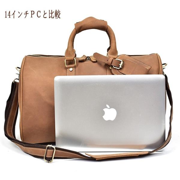 トラベルバング 旅行 45cm 超耐久 出張 底鋲付き ゴルフ鞄 本革 底鋲付き ボストンバッグ 小旅行 ブラウン レザー 機内持ち込み Lmtb119 サンリーバッグ専門店 旅行鞄 手提げ鞄 出張 旅行 メンズ