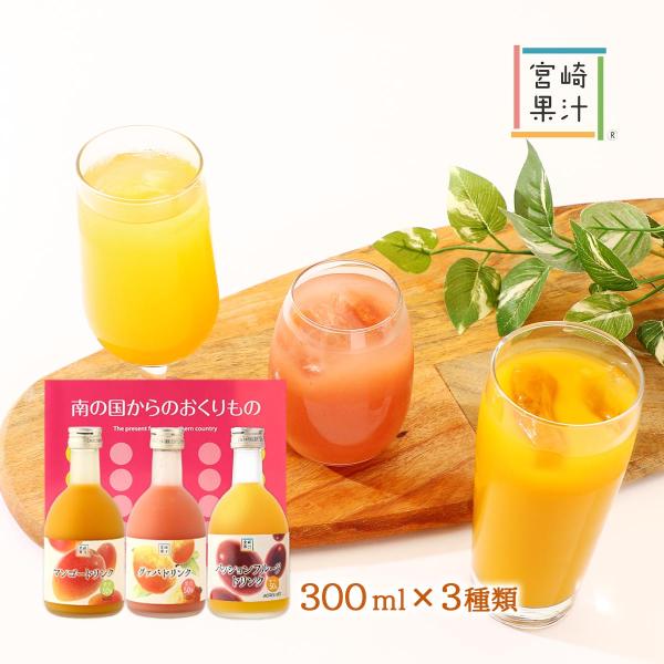 宮崎果汁フルーツジュース 3本セット