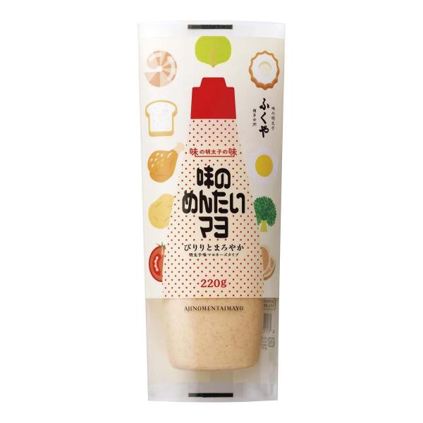 原材料:食用植物油脂（国内製造）、辛子明太子漬込液（食塩、すけそうだらの卵、唐辛子、その他）、卵黄（卵を含む）、醸造酢、たらこ、砂糖、食塩、香辛料、酵母エキス/調味料（アミノ酸等）、香辛料抽出物、トレハロース、酸化防止剤（V.C.）、ナイア...