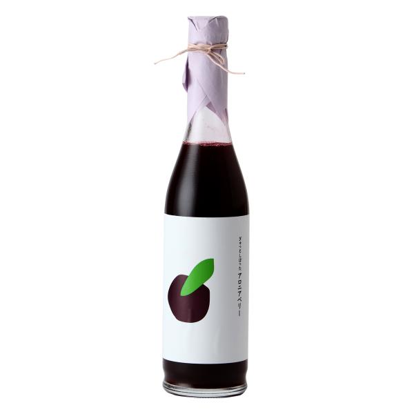 [サンファーム泉] 果汁入り飲料 ぎゅっとしぼったアロニアベリー 500ml /ベリー ジュース 新潟県 加工品 果物 果汁 ポリフェノール 炭酸水 割材 焼酎