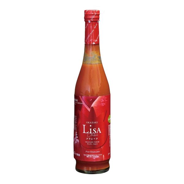 トマトジュース おかざき農園 リサ・クラシック フルーツトマトジュース 500ml /国産 野菜ジュース