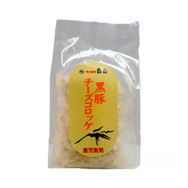 原材料:衣[パン粉(国内製造)、コーンフラワー、米粉、でん粉]、豚肉(鹿児島県産黒豚)、プロセスチーズ、パン粉、乾燥ポテト、ぶどう糖、粒状大豆たん白、乳糖、食塩、たまねぎ、香辛料/加工でん粉、調味料(アミノ酸等)、増粘多糖類、(一部に小麦・...