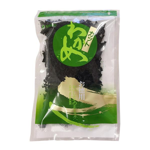 原材料:湯通し塩蔵わかめサイズ:273×172×35(mm)産地:中国内容量:50g温度帯:常温メーカー名:海幸  鹿児島県鹿児島市谷山港２丁目2番20号◆商品説明◆風味豊かなわかめを使いやすくカットしました！良質の養殖わかめを吟味厳選し、...