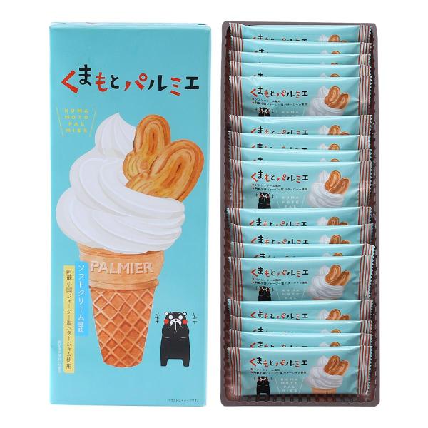菓子 熊本ユタカ くまもとパルミエ 17枚 /熊本 お菓子 スイーツ お土産 クッキー ジャージー牛乳 熊本名所