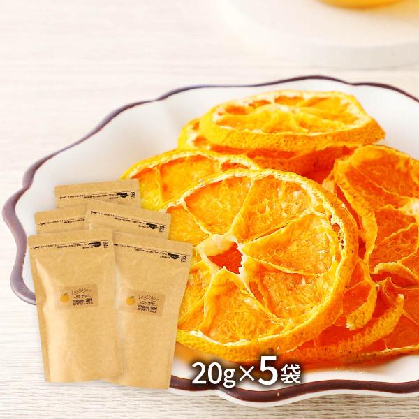 ドライフルーツ きさな堂 そのままドライフルーツ 温州みかん 20g×5袋 /国産 愛媛県産 国産みかん 温州みかんドライフルーツ ドライみかん 無添加 無着色