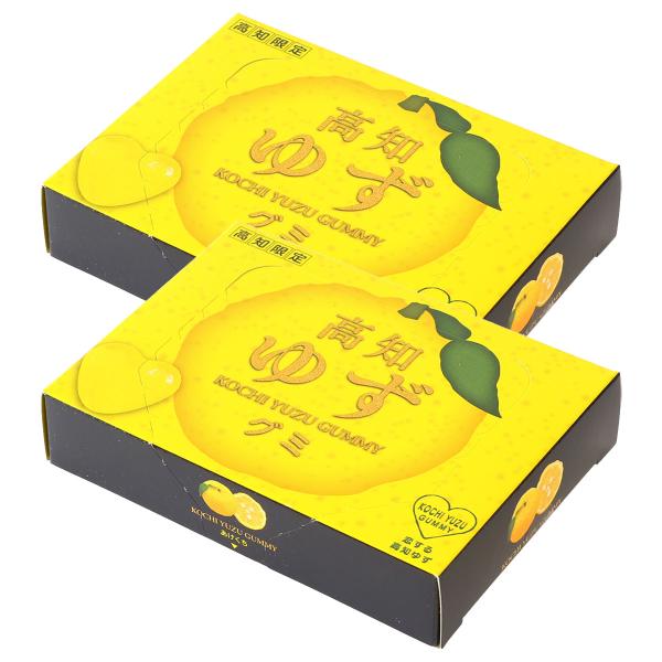 四国健商 高知ゆず グミ 10個×2個セット /お菓子 グミ 国産 おやつ フルーツグミ 柚子 お土産 手土産 ご当地 さっぱり 甘酸っぱい もちもち